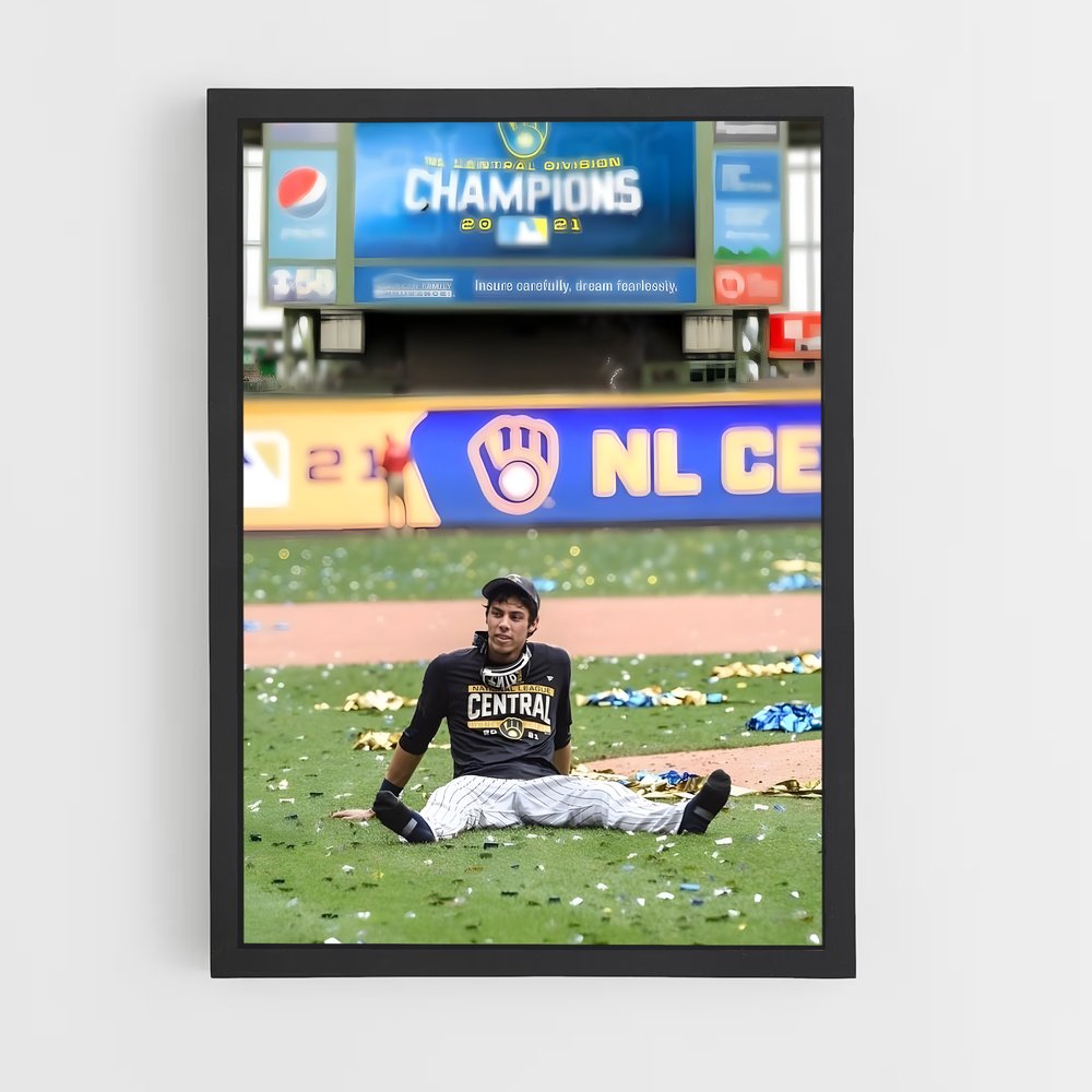 Poster Pause à l'Entraînement – affiche Baseball (vue 2)